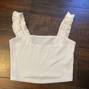 Aritzia Sunday Best XS Firecracker Cropped Tank
